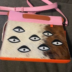 Min and Mon All over Eyes Vali Crossbody Bag